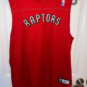 Red Raptors Basketball Jersey